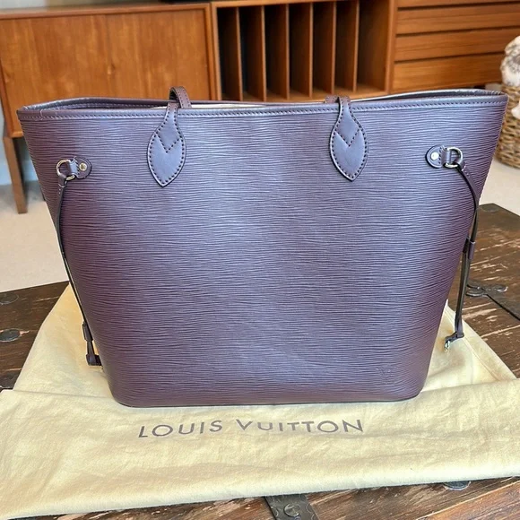 Louis Vuitton Purple Tote Bag without Pouch - Picture 2 of 14